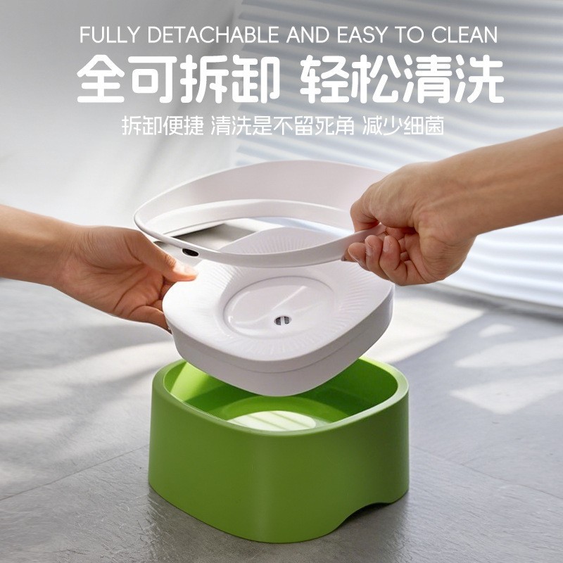 狗狗悬浮水碗喝水不湿嘴狗碗饮水器防打翻宠物漂浮水碗加工定制图3