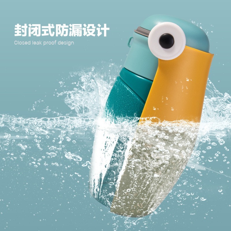 宠物随行杯便携式水壶外出狗狗喝水器大容量犀鸟宠物水杯加工定制图4