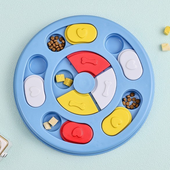 宠物用品猫咪狗狗益智藏食防噎慢食玩具碗多功能防滑慢食玩具狗碗