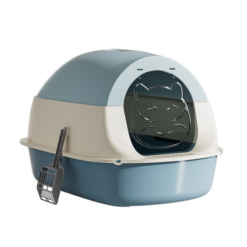 定制超大号全封闭式猫砂盆防外溅猫厕所特大号猫沙盆图4