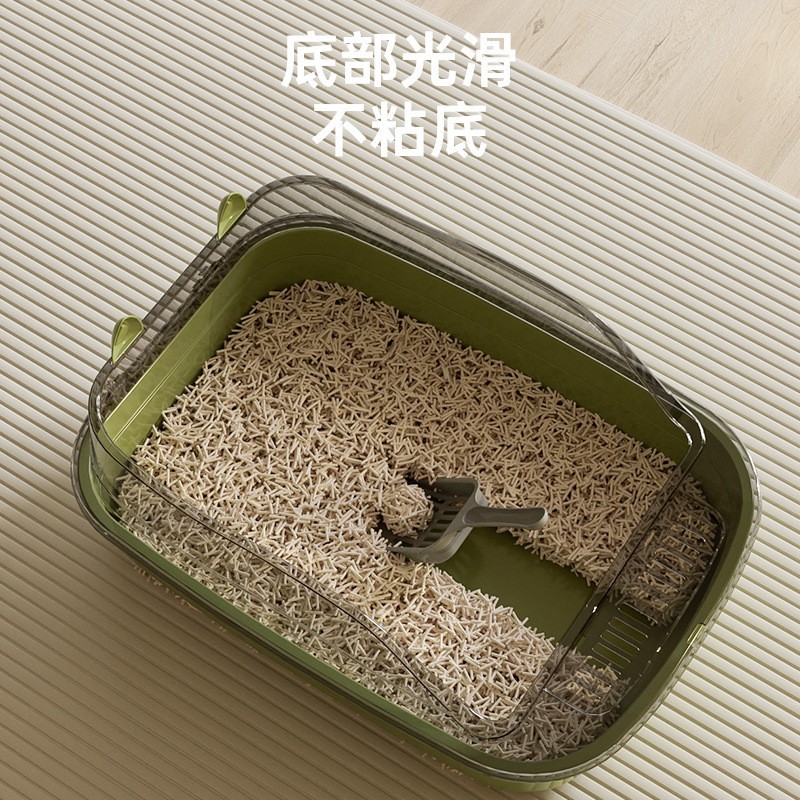 厂家定制超大号半封闭猫砂盆防外溅猫厕所特大号猫沙盆子图3
