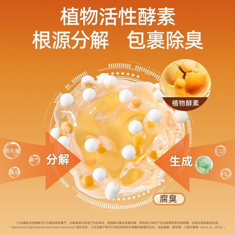 小米猫砂木薯混合猫沙除臭猫厕所不沾底膨润土低尘猫砂图4