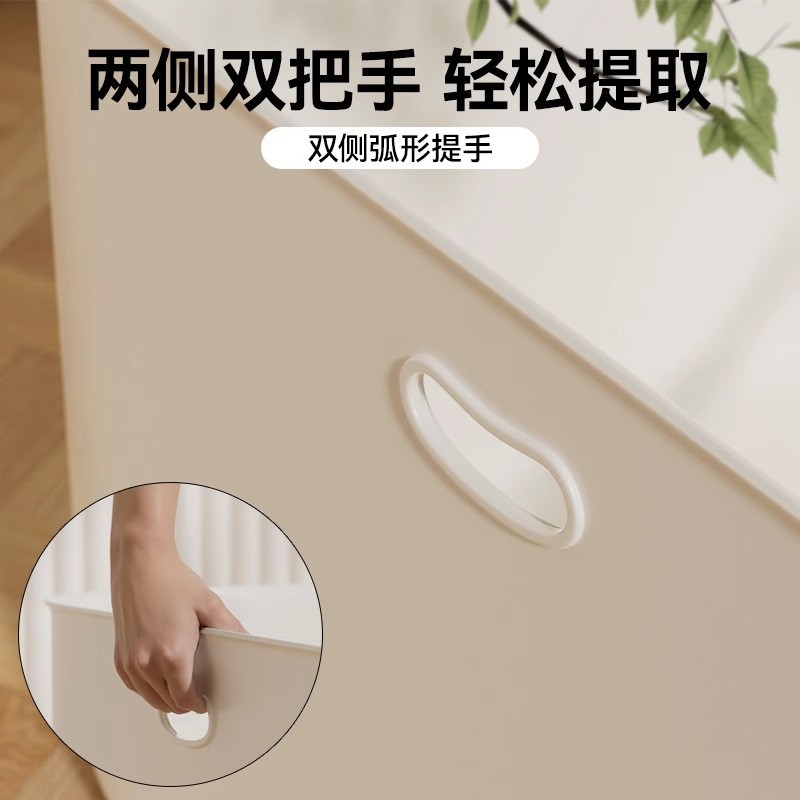 猫砂盆开放式超大号加高防外溅带砂防臭屎盆幼猫半封闭巨型猫厕所图3