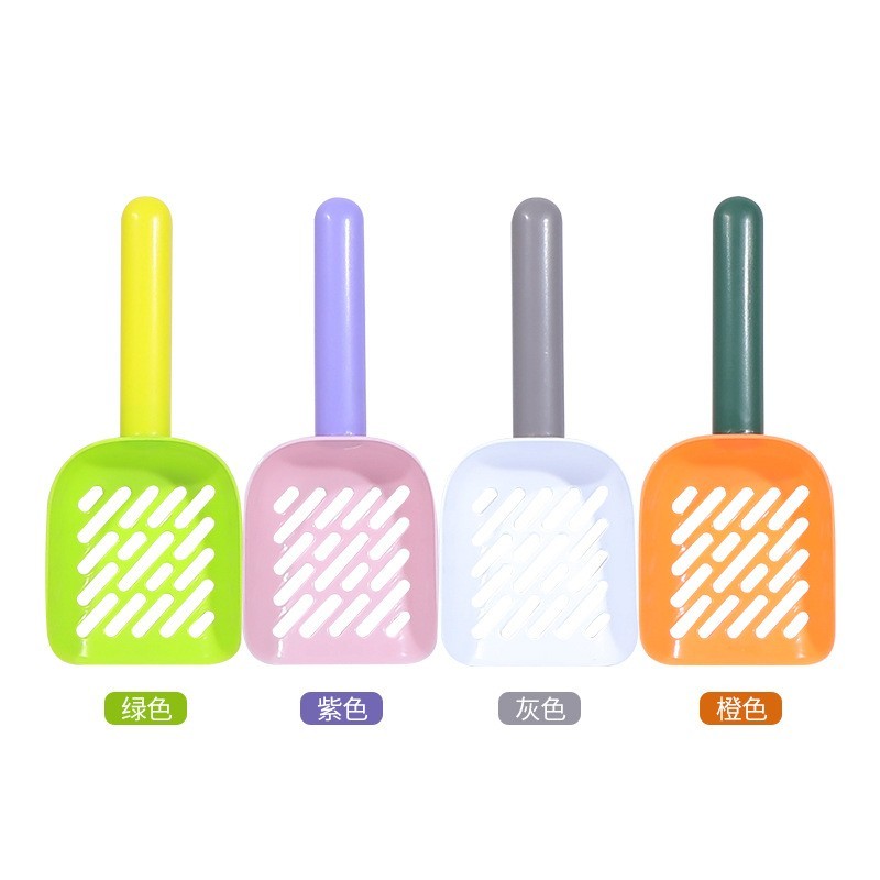 猫砂铲新款时尚撞色瞬间过滤猫砂猫屎清洁工具宠物猫砂铲大号铲子图2