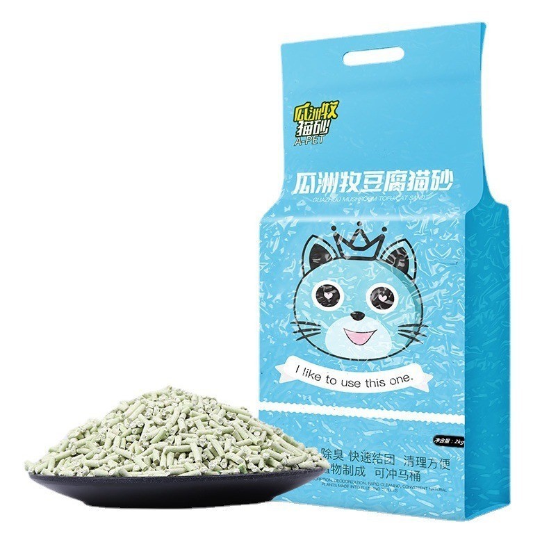 猫砂豆腐砂原味绿茶豆腐猫砂吸水结团活性炭无尘除臭猫沙无尘工厂图5