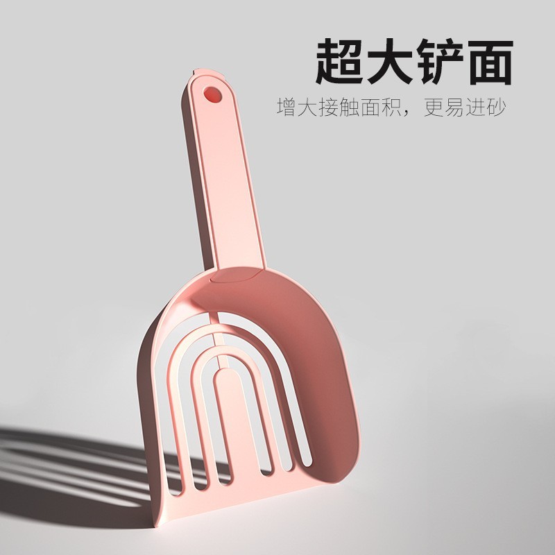 跨境亚马逊新款多功能豆腐猫砂铲 宠物清洁用品大号猫砂猫屎铲子图3