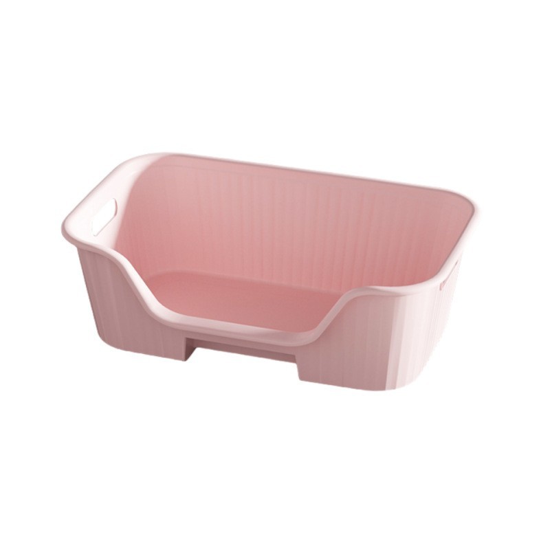 新款幼猫超大号猫砂盆 防外溅一体开放式猫厕所肥猫屎盆猫咪用品图3