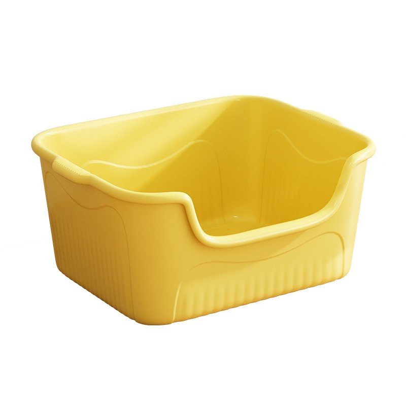 猫砂盆超大号防外溅猫厕所特大防臭幼猫开放式猫砂盆子巨大猫屎盆图5