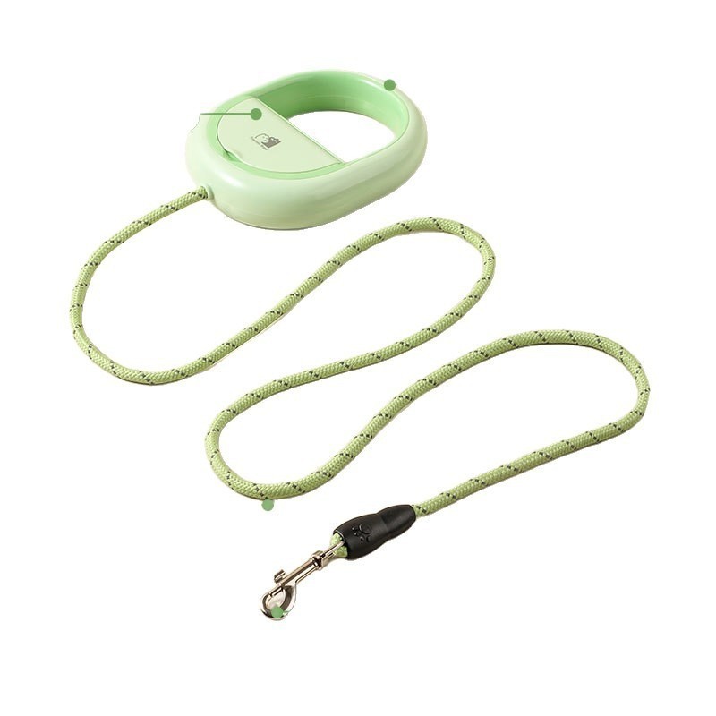 宠物牵引绳配套拾便袋狗链可调节安全卡扣防爆冲中小型犬通用狗绳图5