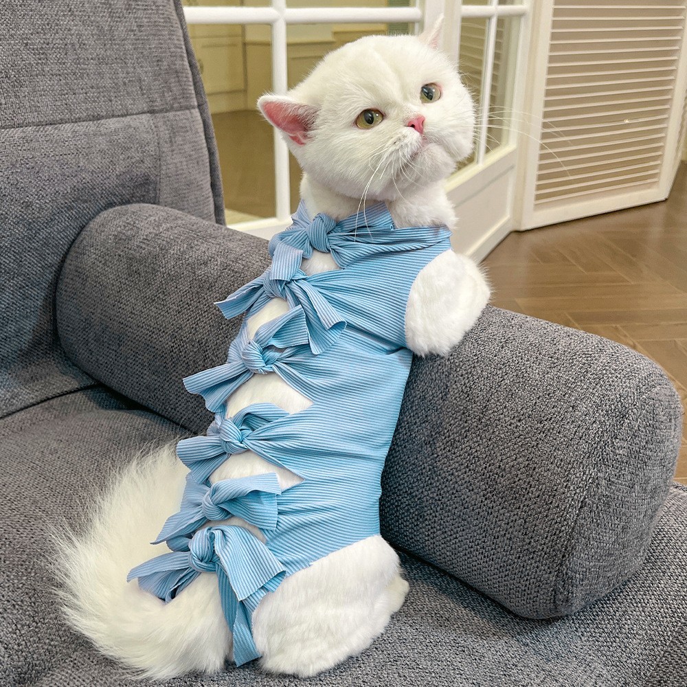 猫咪绝育服母猫断奶服绑带猫猫防舔衣服母狗猫宠物公猫术后手术服图4