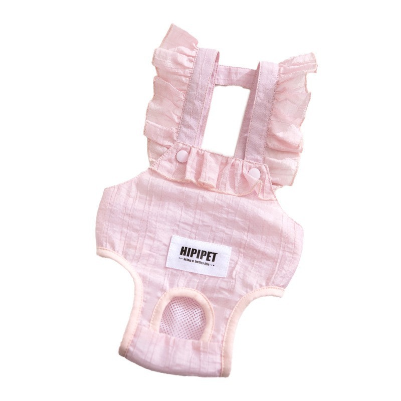 狗狗生理裤薄款透气姨妈裤泰迪小型犬服饰母狗全包防骚扰宠物衣服图5