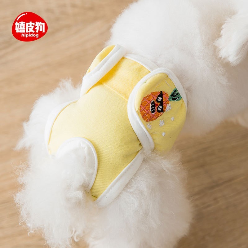 狗狗生理裤母狗专用泰迪姨妈巾经期卫生裤比熊防骚扰纸尿裤尿不湿图2