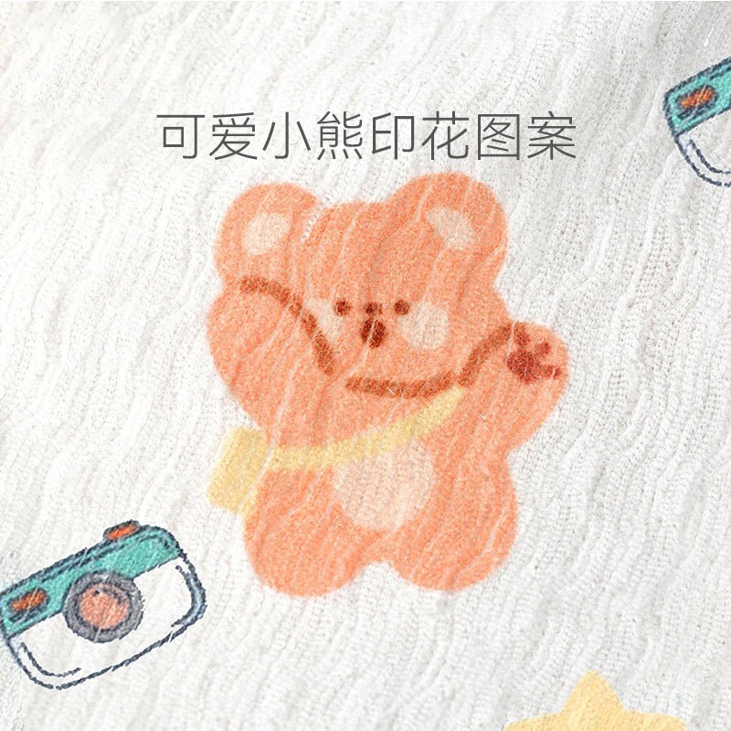 四季款碎花小熊小狗狗肚兜生理裤小狗防骚扰宠物安全裤猫咪绝育服图3