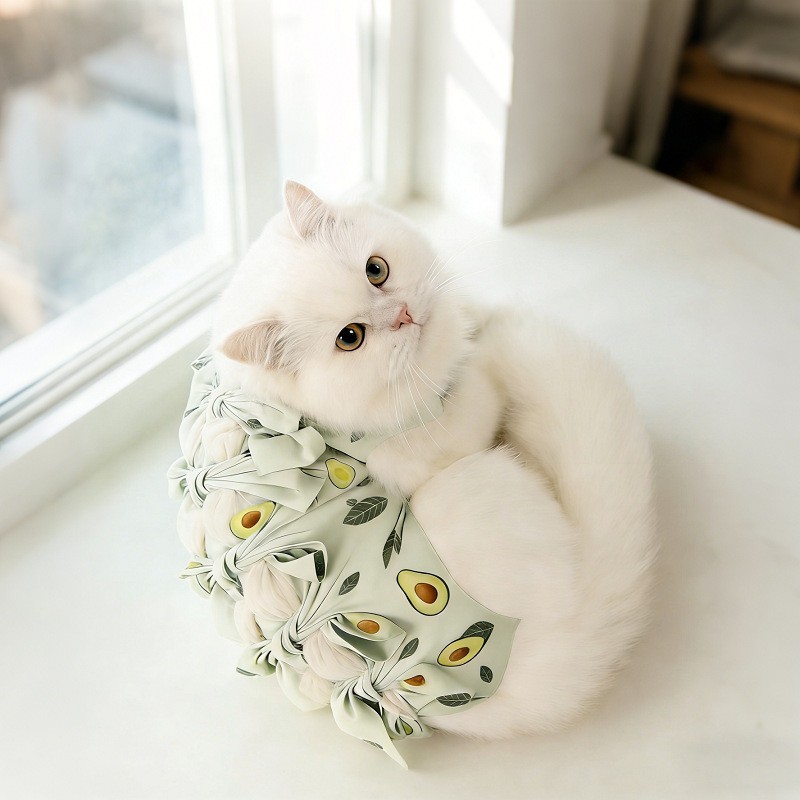 猫咪绝育服母猫手术服衣服透气纯棉服断奶服公猫防舔术后宠物猫猫图4