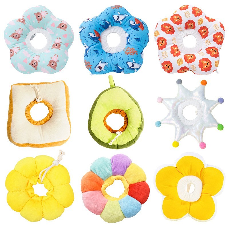 狗狗项圈伊丽莎白圈猫咪防舔土司面包软头套宠物脖圈绝育用品