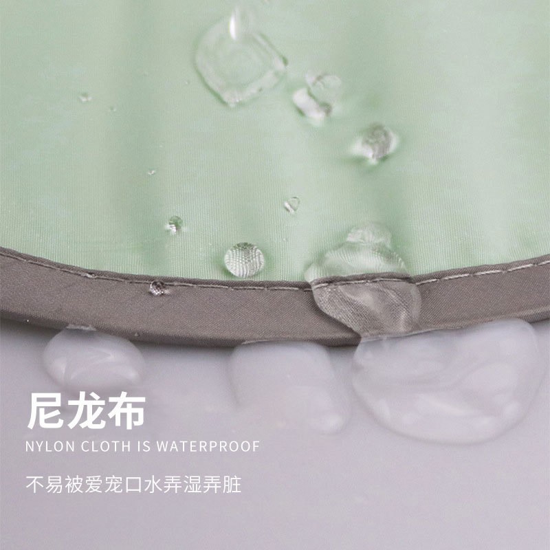 新款防水伊丽莎白圈尼龙布防泼防溅轻薄透气猫脖圈防咬头套图2