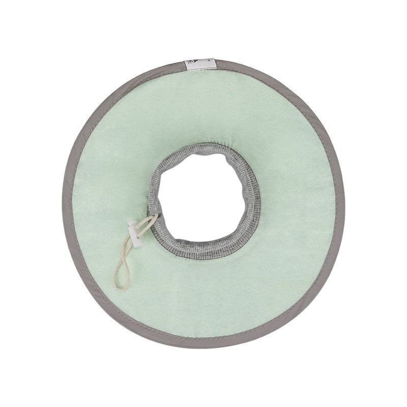 新款防水伊丽莎白圈尼龙布防泼防溅轻薄透气猫脖圈防咬头套图3