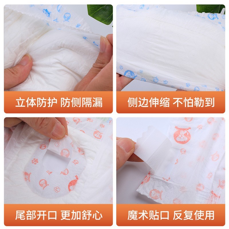 狗狗纸尿裤宠物尿不湿泰迪尿片宠物小狗月经裤母狗生理裤狗狗用图3