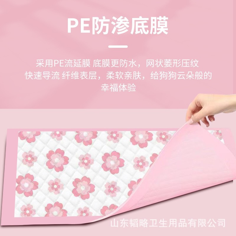 宠物尿垫尿不湿加厚护垫狗狗尿垫宠物尿片印花一次性吸水防漏狗用图2