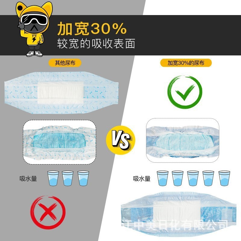 公狗纸尿裤大包装泰迪金毛宠物狗尿片 狗狗尿不湿厂家图4