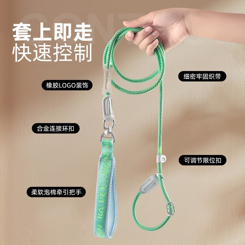 中大型犬防爆冲P绳训练牵引绳防咬防挣脱不勒手狗狗牵引绳图3