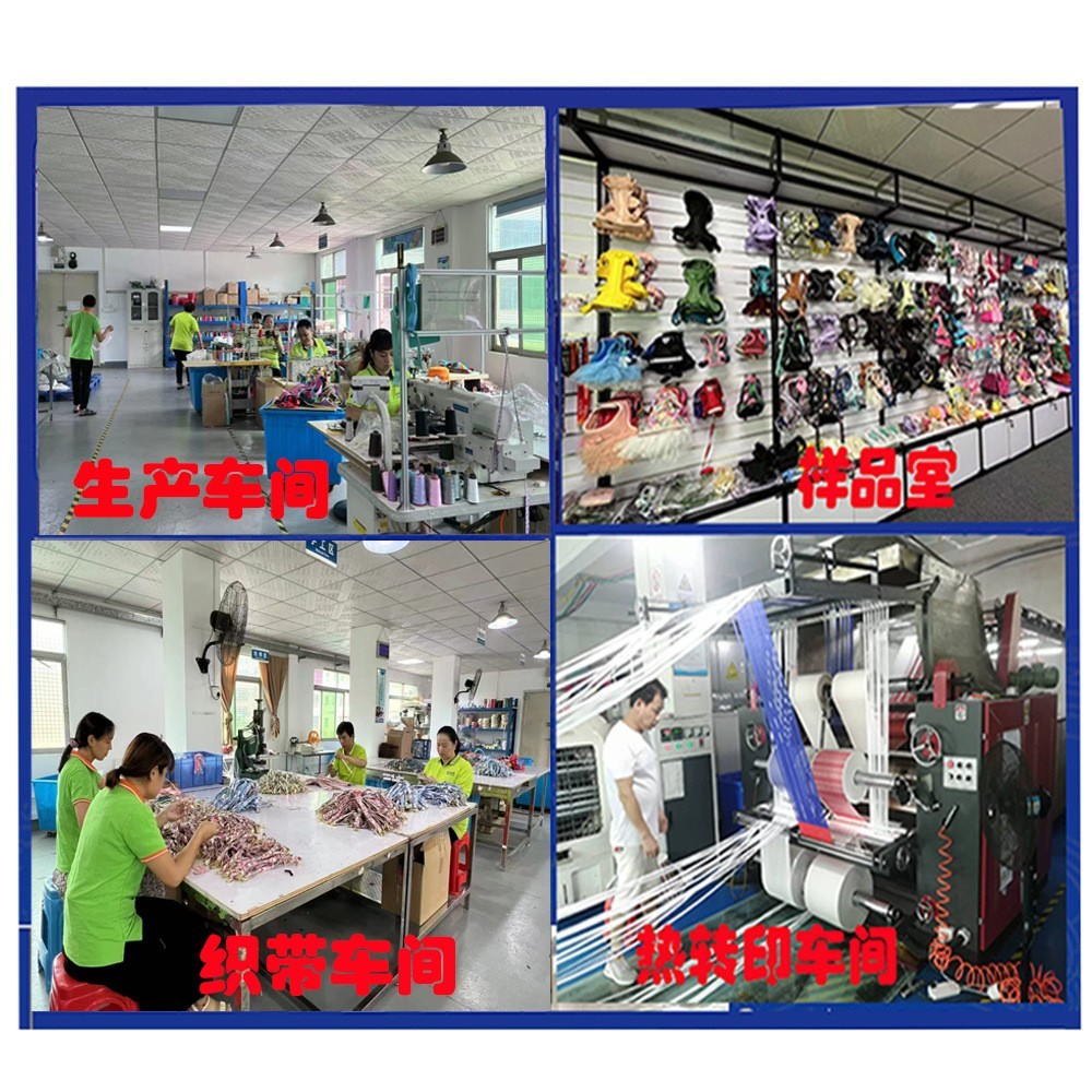 跨境中大型犬 车载宠物时尚牵引绳青蛙扣 战术狗狗牵引反光狗绳图4