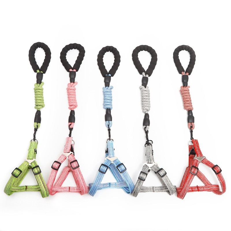 牵引绳可调节狗狗胸背带狗绳宠物狗牵绳圆绳宠物背带牵引用品图4