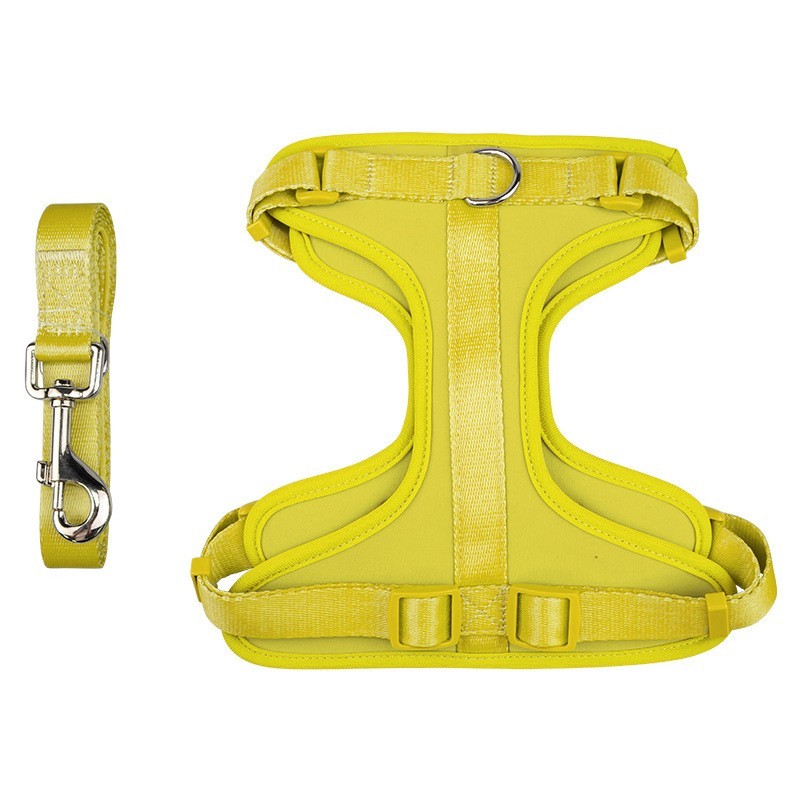 狗狗牵引绳背心式遛狗绳狗绳子小型犬工字行胸背带泰迪柴犬胸背带图2