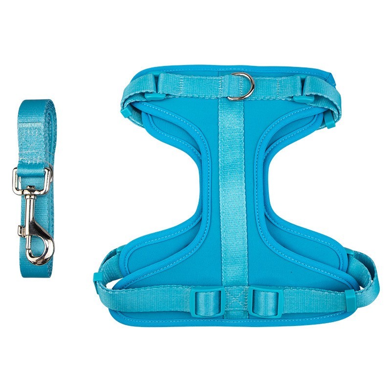 狗狗牵引绳背心式遛狗绳狗绳子小型犬工字行胸背带泰迪柴犬胸背带图3