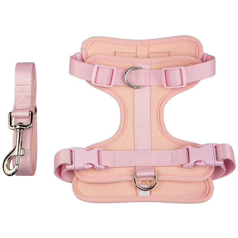狗狗牵引绳背心式遛狗绳狗绳子小型犬工字行胸背带泰迪柴犬胸背带图4