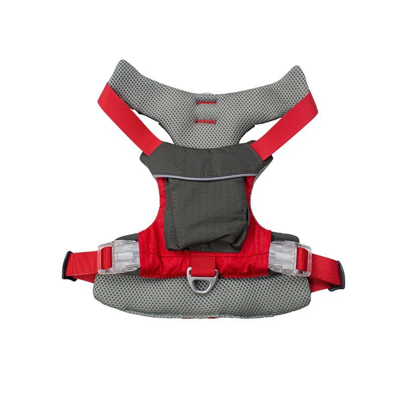宠物轻便外出胸背带 亚马逊口袋款背心式泰迪比熊博美狗狗胸背图4