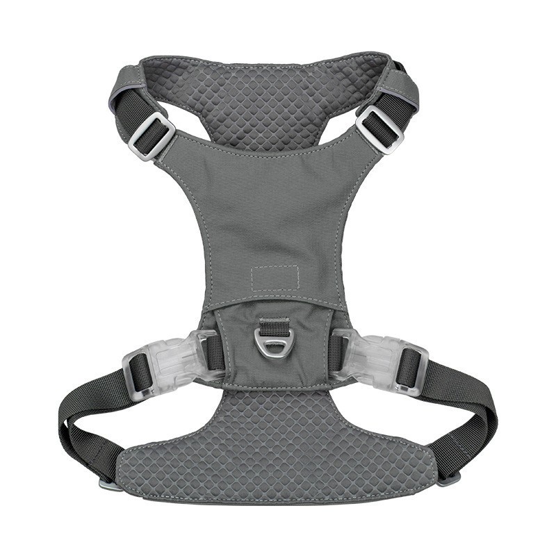 狗狗胸背带金毛拉布拉多防爆冲可调节胸背中大型犬背心式口袋背带图4