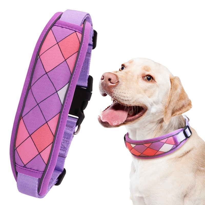 狗脖圈中大型犬防勒柴犬柯基狗狗项圈拉布拉多脖套金毛防爆冲颈圈图5
