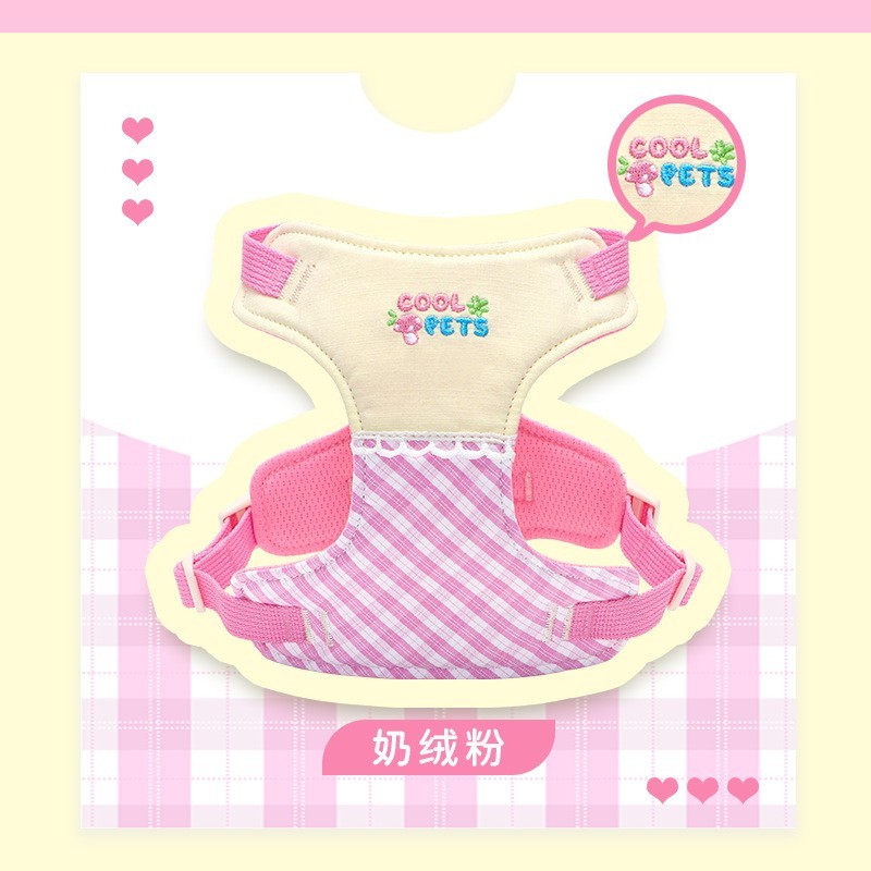 狗狗牵引绳背心式胸背带小型犬泰迪比熊遛狗绳子防挣脱图3