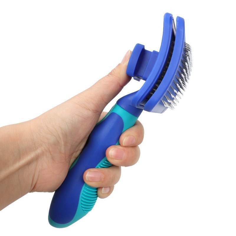 厂家定制 OEM 宠物梳狗狗猫咪按摩腿毛梳 针梳去浮毛清理美容工具图2