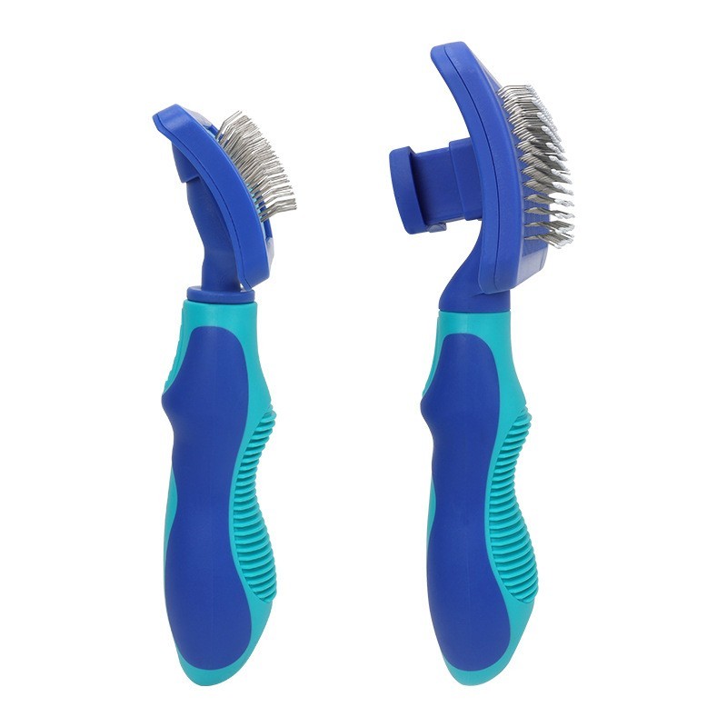 厂家定制 OEM 宠物梳狗狗猫咪按摩腿毛梳 针梳去浮毛清理美容工具图5