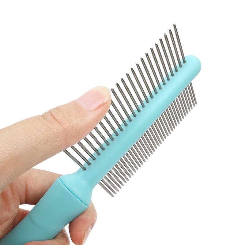 厂家定制 实木宠物梳 排梳猫咪狗狗梳子 毛发清理梳 祛浮毛梳图2