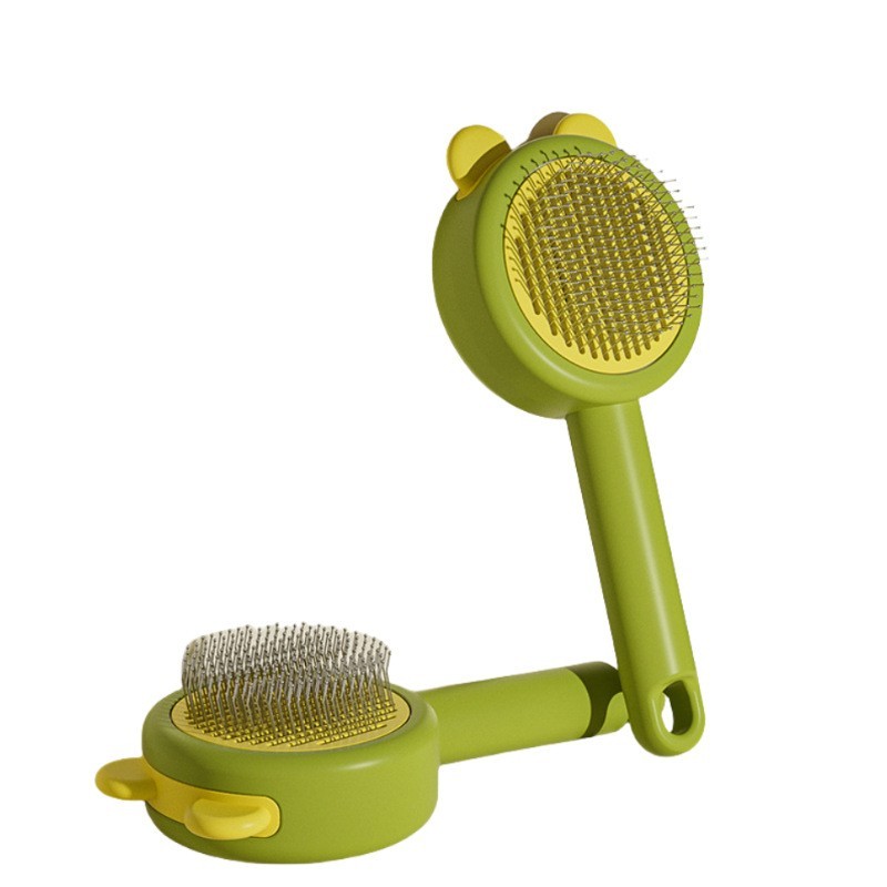 宠物梳子梳毛器一键除毛针梳开结宠物梳狗梳清洁美容按摩猫梳子图5