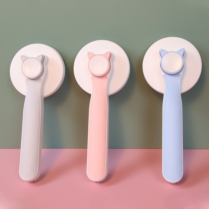 猫梳子一键除毛不锈钢针宠物梳厂家现货祛浮毛不伤肤清洁狗梳子图3