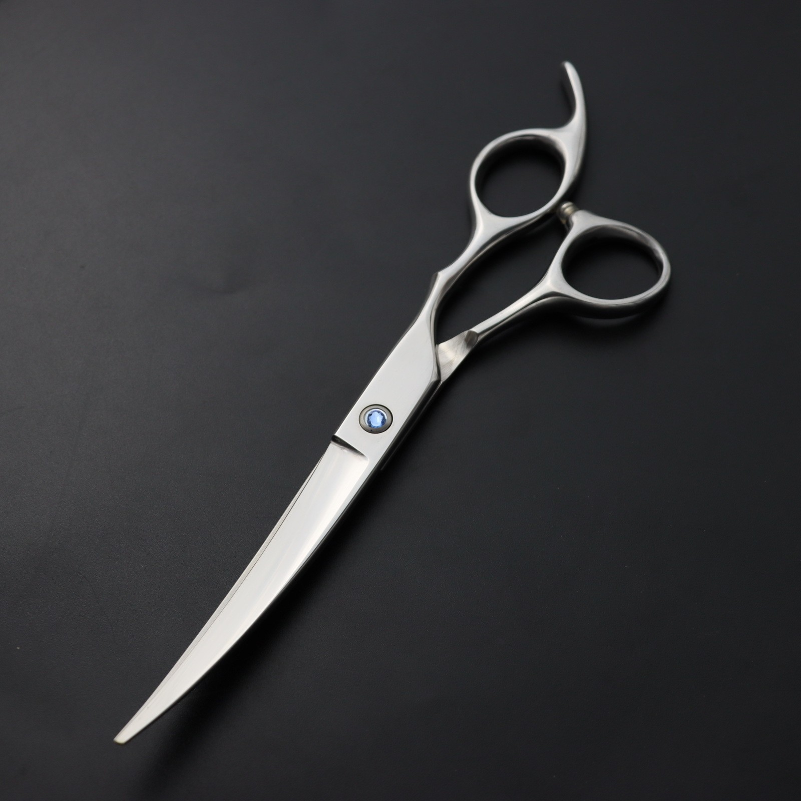 7寸专业宠物剪刀弧度上下弯剪牙剪狗狗造型专用美容套装修毛美发图5