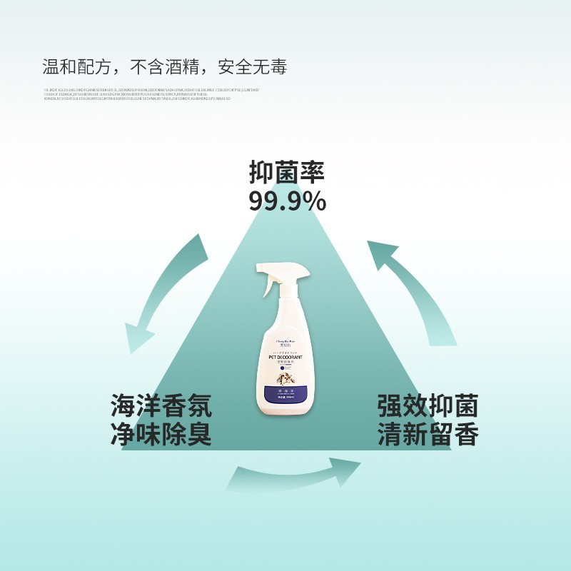 宠物除臭剂猫咪去尿味狗狗除臭抑菌喷雾室内猫砂盆尿臭味清新喷剂图3