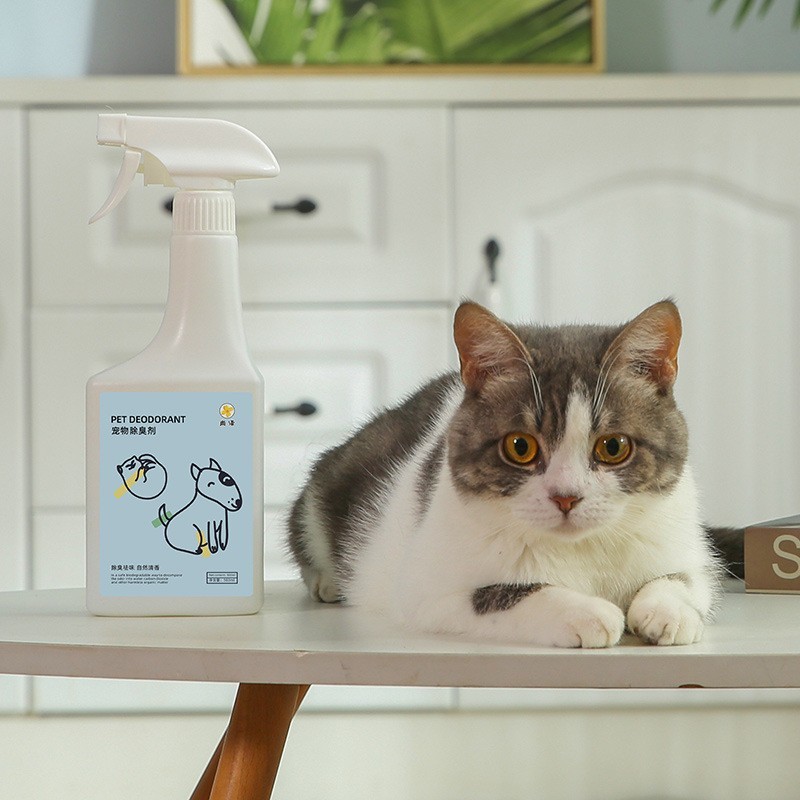 定制宠物除臭剂狗狗去味消毒抑菌分解除臭喷雾猫尿猫砂盆除臭OEM图2