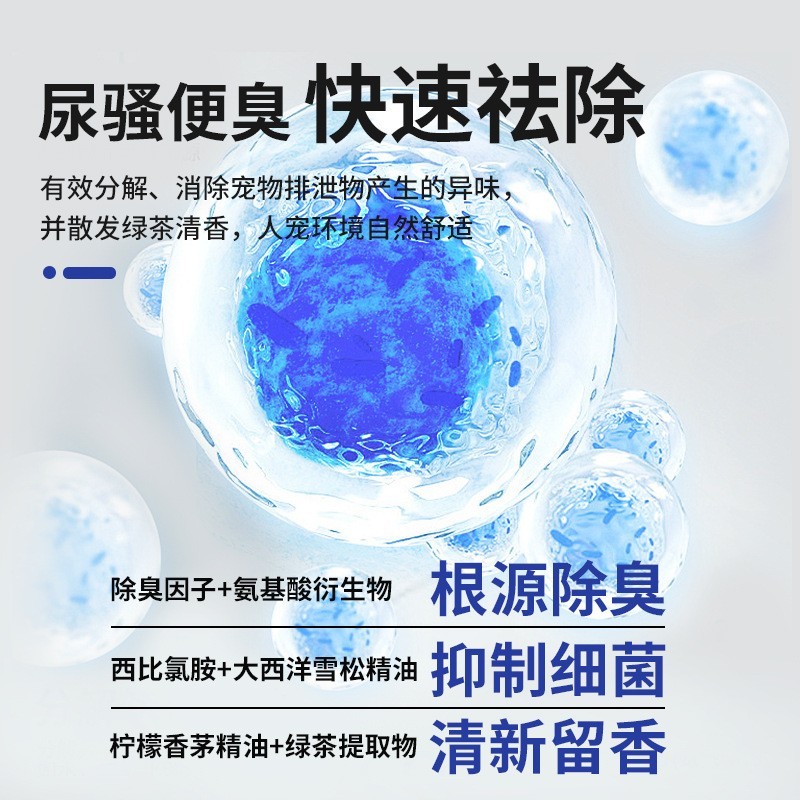 宠物猫砂除臭剂抑菌去尿味猫咪猫砂盆狗狗厕所除味喷雾除臭喷雾图2