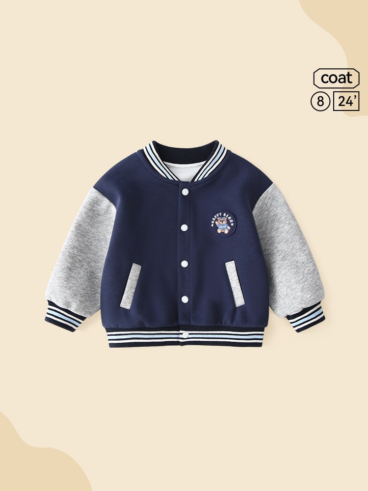 春秋款儿童外套男童宝宝棒球服女童上衣休闲婴儿小童衣服童装图3