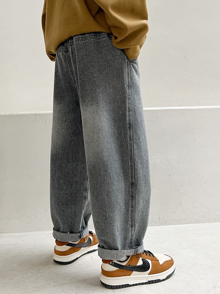 儿童牛仔裤中大童男童秋装裤子直筒休闲长裤小单来样加工定制图5