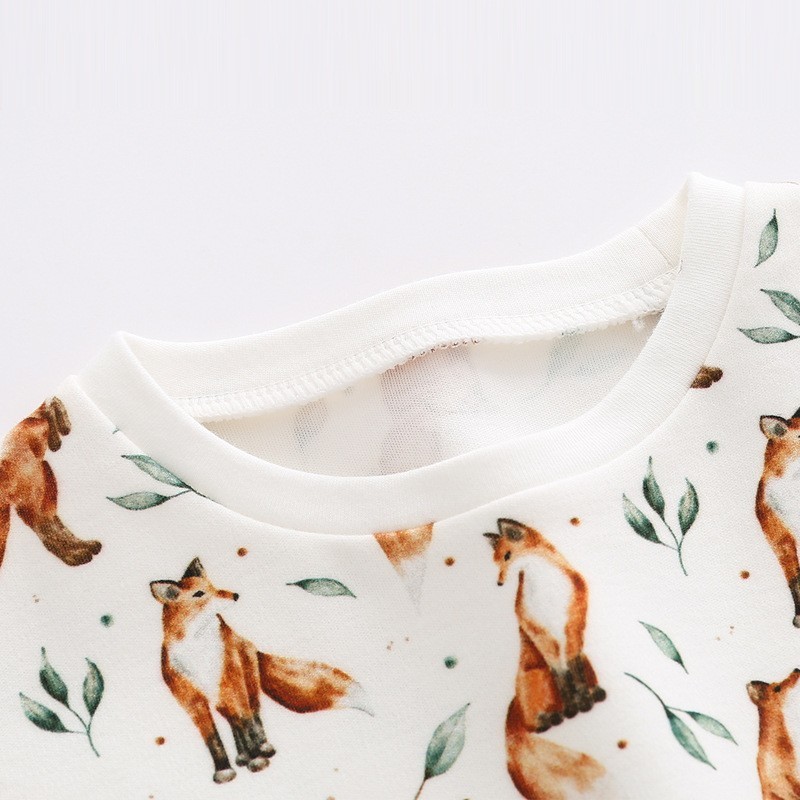 外贸童装工厂定制有机棉婴儿衣服套装春秋ins男童宝宝外贸童装图5