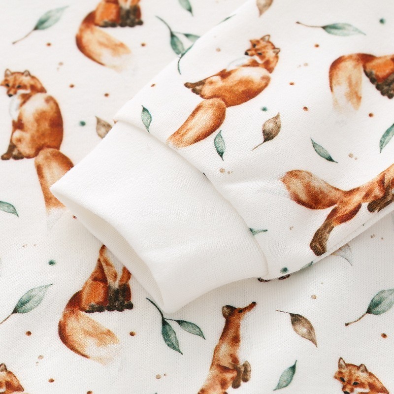 外贸童装工厂定制有机棉婴儿衣服套装春秋ins男童宝宝外贸童装图2