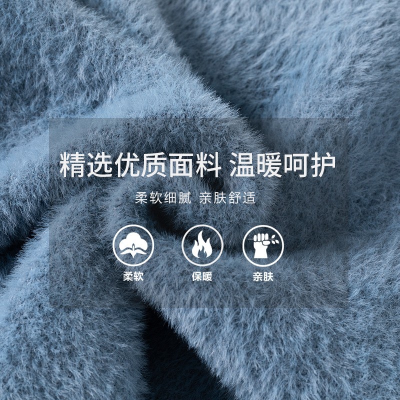 童装加工定制水貂绒儿童毛衣洋气宝宝套头上衣秋冬童装针织衫图5