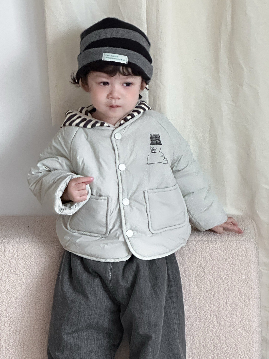 儿童冬季棉衣外套2025秋冬新款韩版童装宝宝冬季衣服厂家定制图4