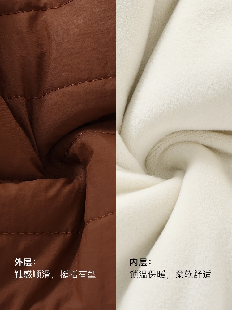 女宝宝棉裤2025新款男童夹棉长裤婴儿秋冬加厚儿童加绒裤子图5